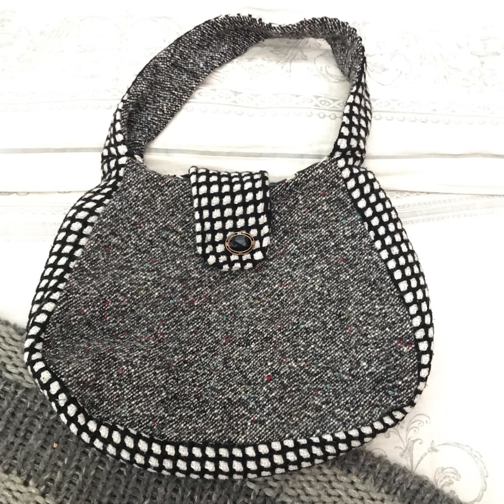 Black and White vintage bag